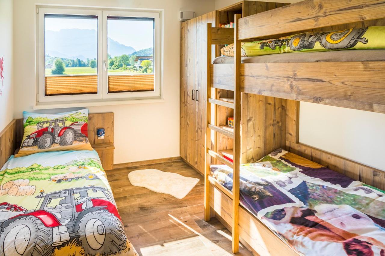 Apartment Motzenhof - Stadtnaehe Salzburg - Modernes Bauernhoferlebnis Inklusive Adnet Luaran gambar